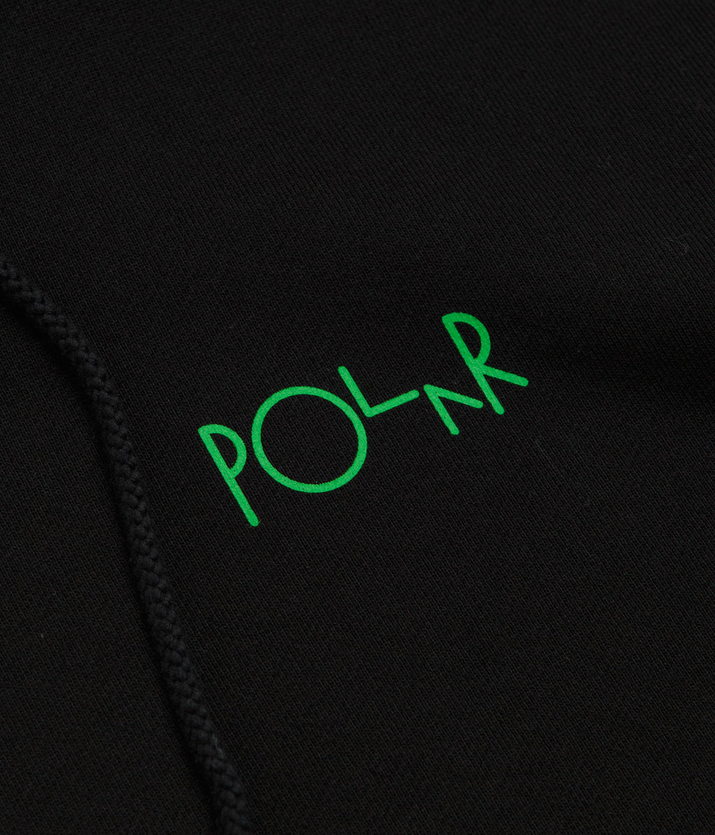 Polar Ourselves Collage Fill Logo Dave Hoodie - Black