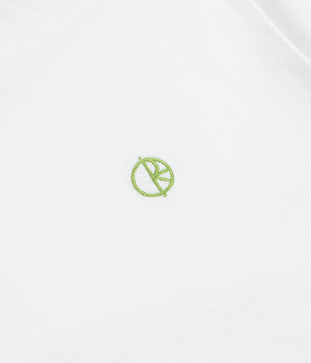 Polar Ringer T-Shirt - White / Peridot