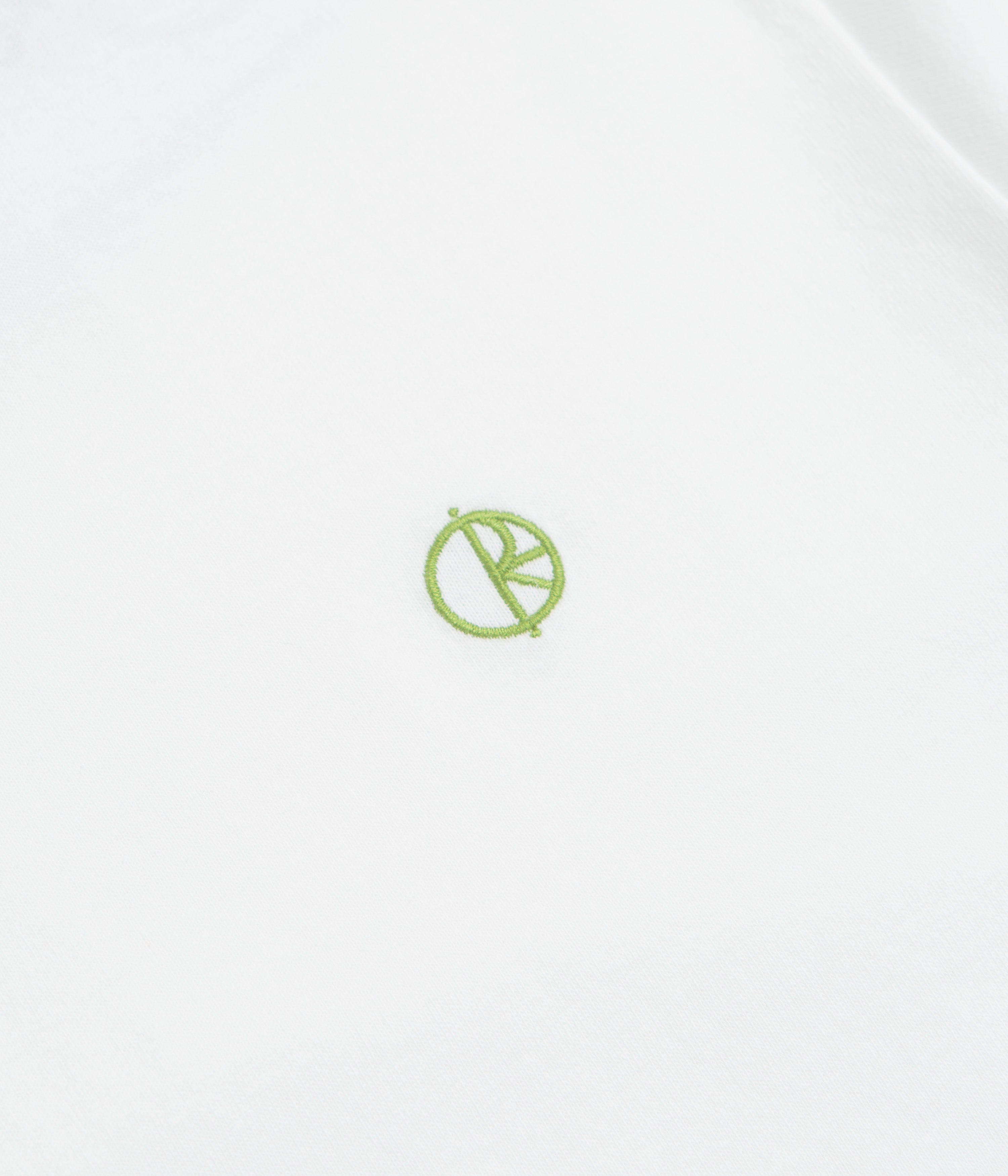 Polar Ringer T-Shirt - White / Peridot