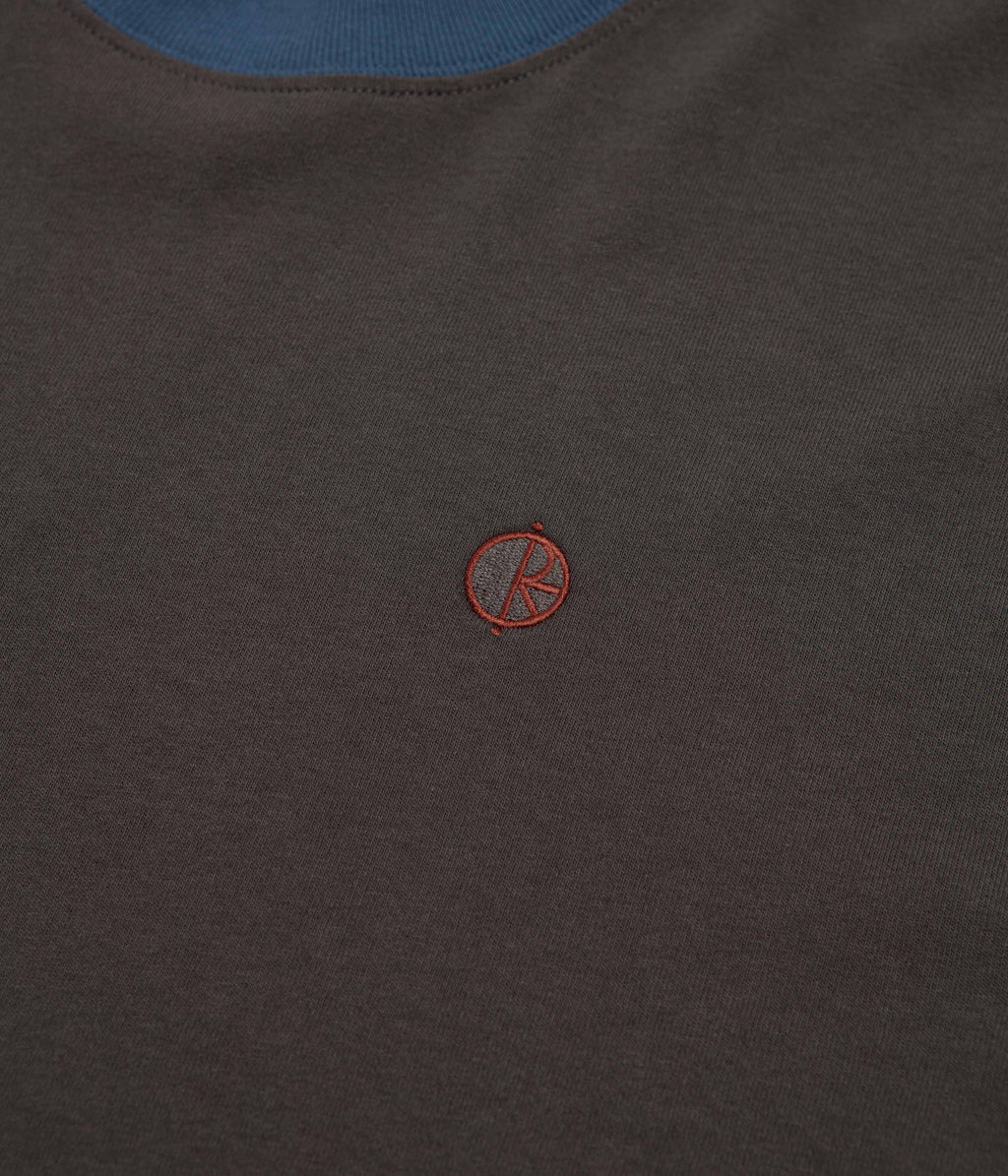 Polar Surf Panel T-Shirt - Dirty Black / Grey Blue