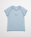 Polar Womens Script Logo Baby T-Shirt - Light Blue / Dark Blue