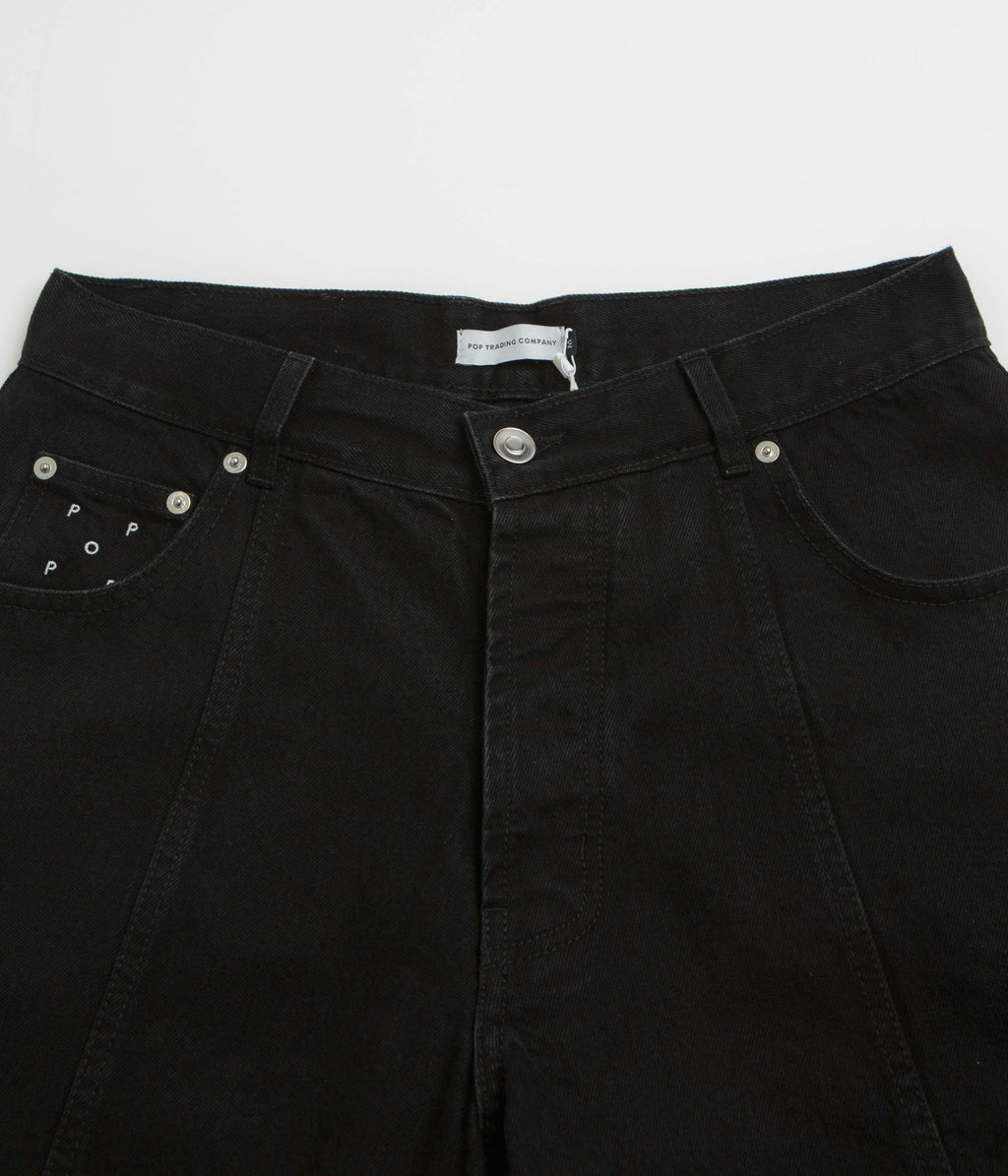 Pop Trading Company DRS Denim Seam Pants - Washed Black Denim