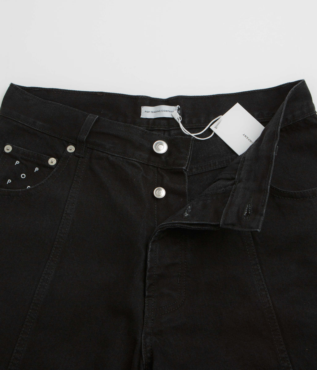 Pop Trading Company DRS Denim Seam Pants - Washed Black Denim