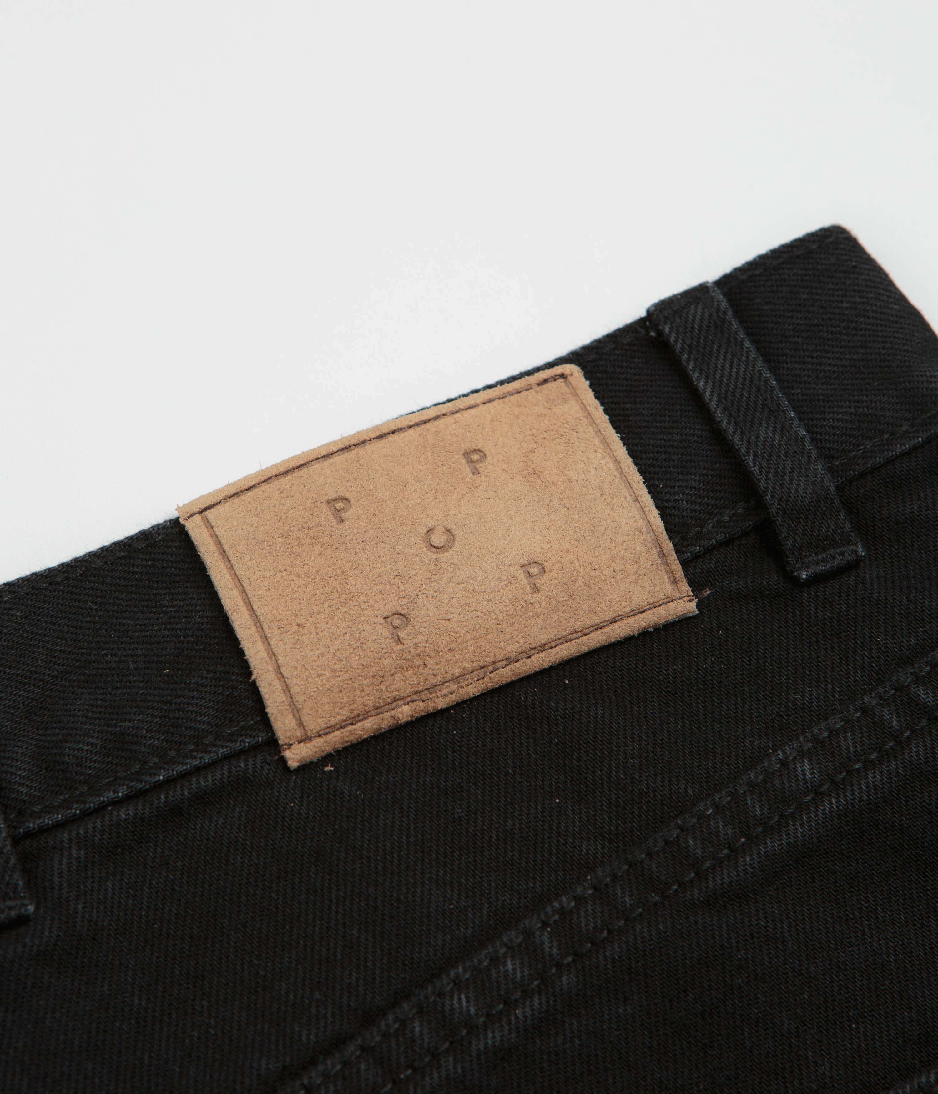 Pop Trading Company DRS Denim Seam Pants - Washed Black Denim