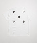 Pop Trading Company Logo T-Shirt - White / Black