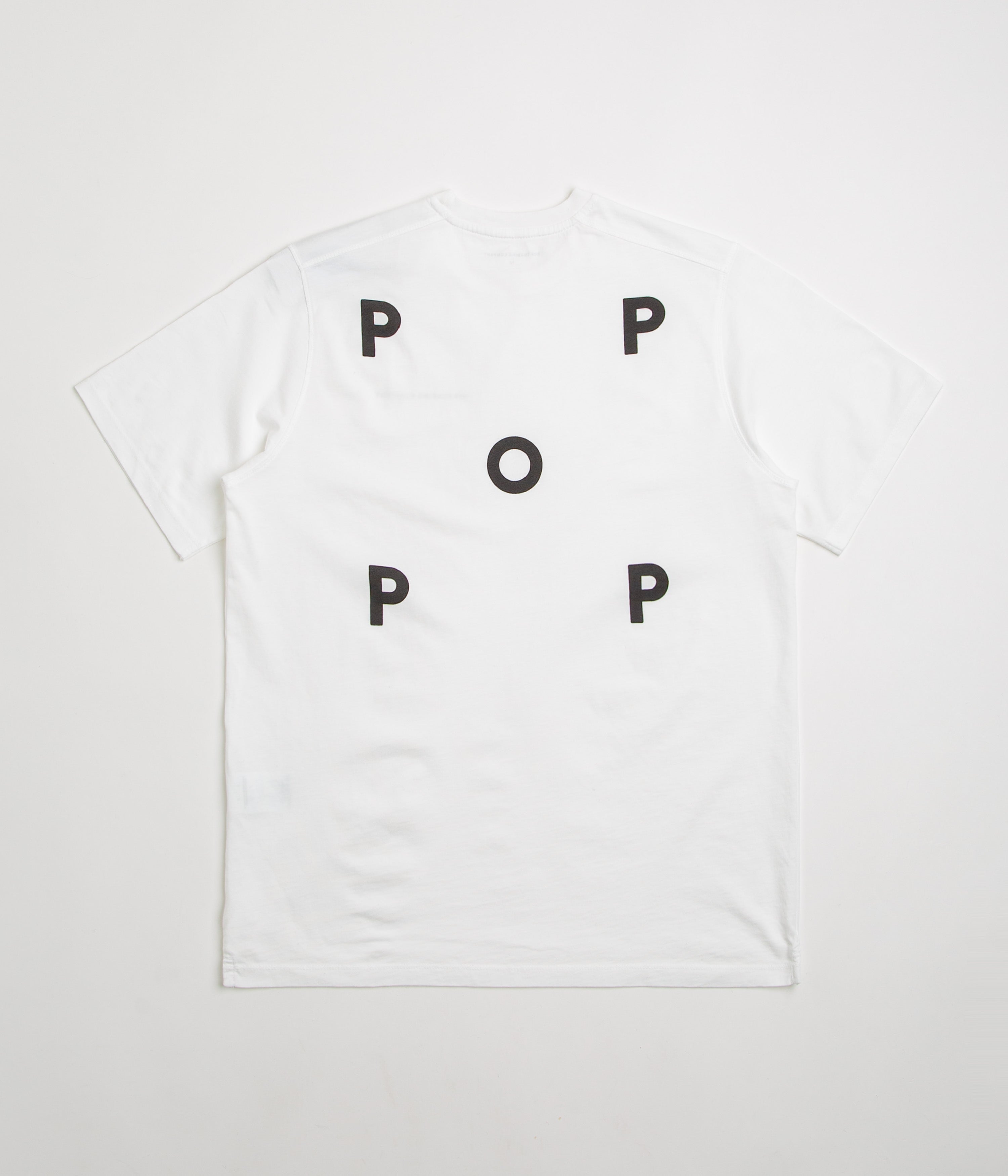 Pop Trading Company Logo T-Shirt - White / Black