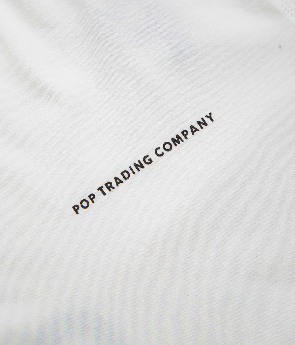 Pop Trading Company Logo T-Shirt - White / Black