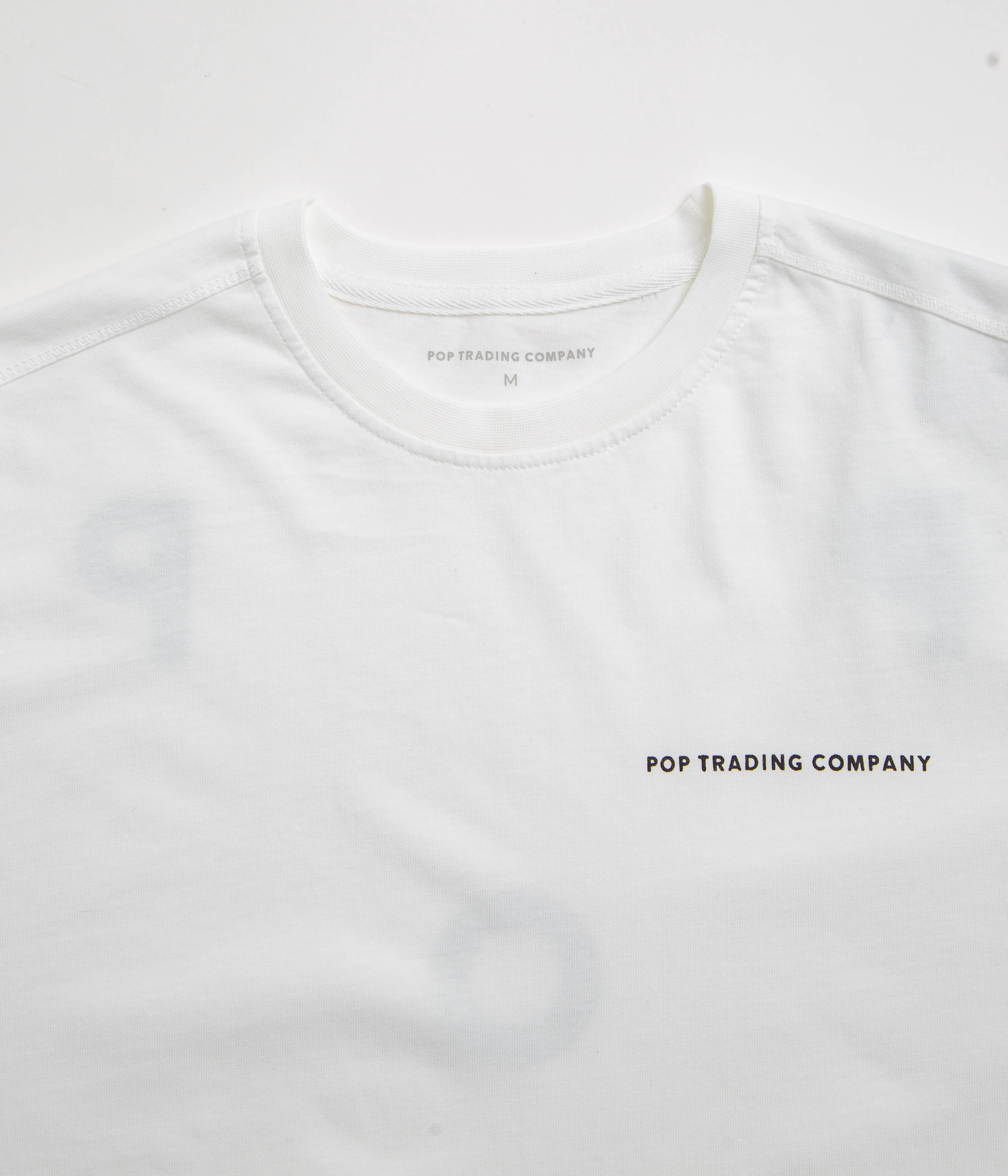 Pop Trading Company Logo T-Shirt - White / Black
