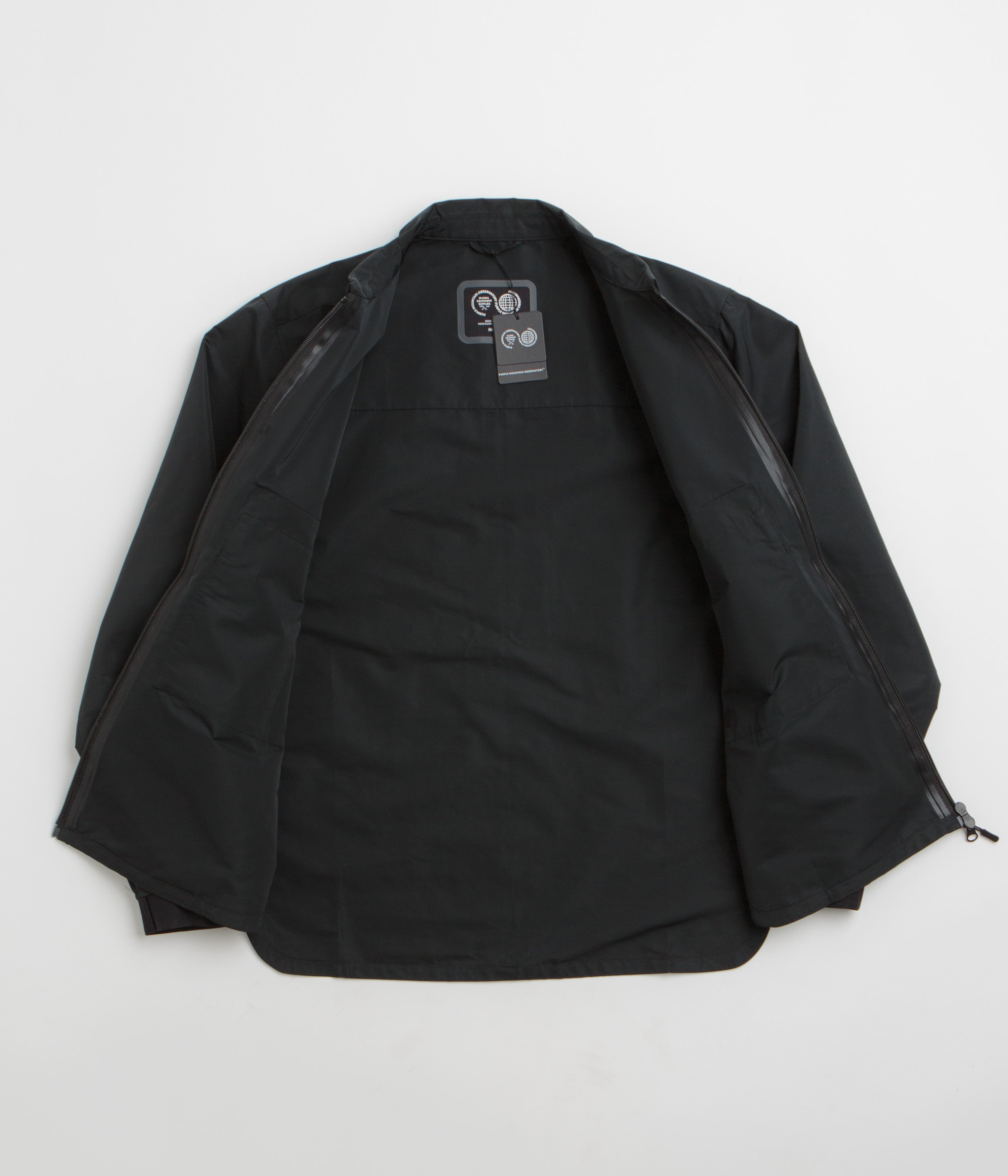 Purple Mountain Observatory Climate Overshirt Jacket - Black