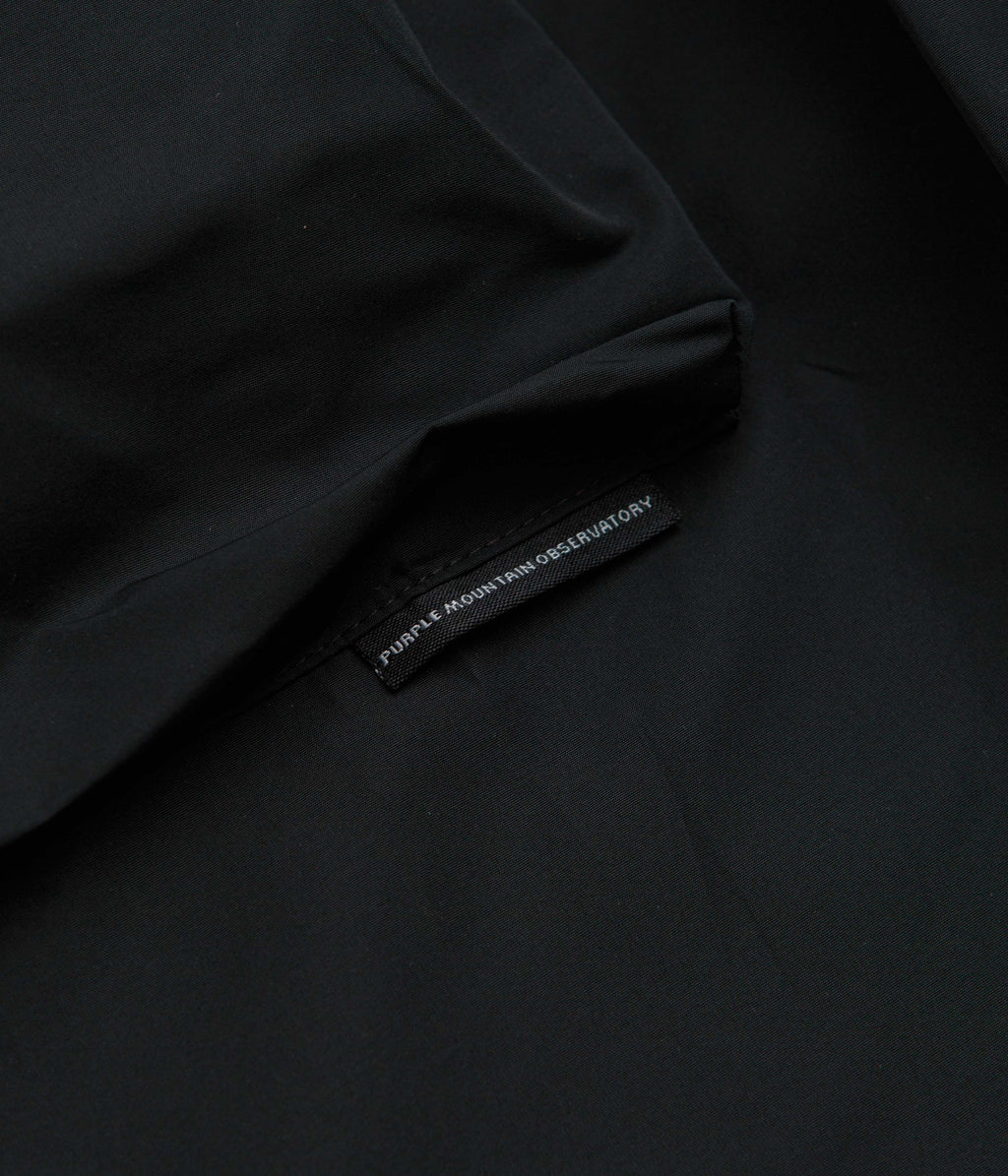 Purple Mountain Observatory Climate Overshirt Jacket - Black