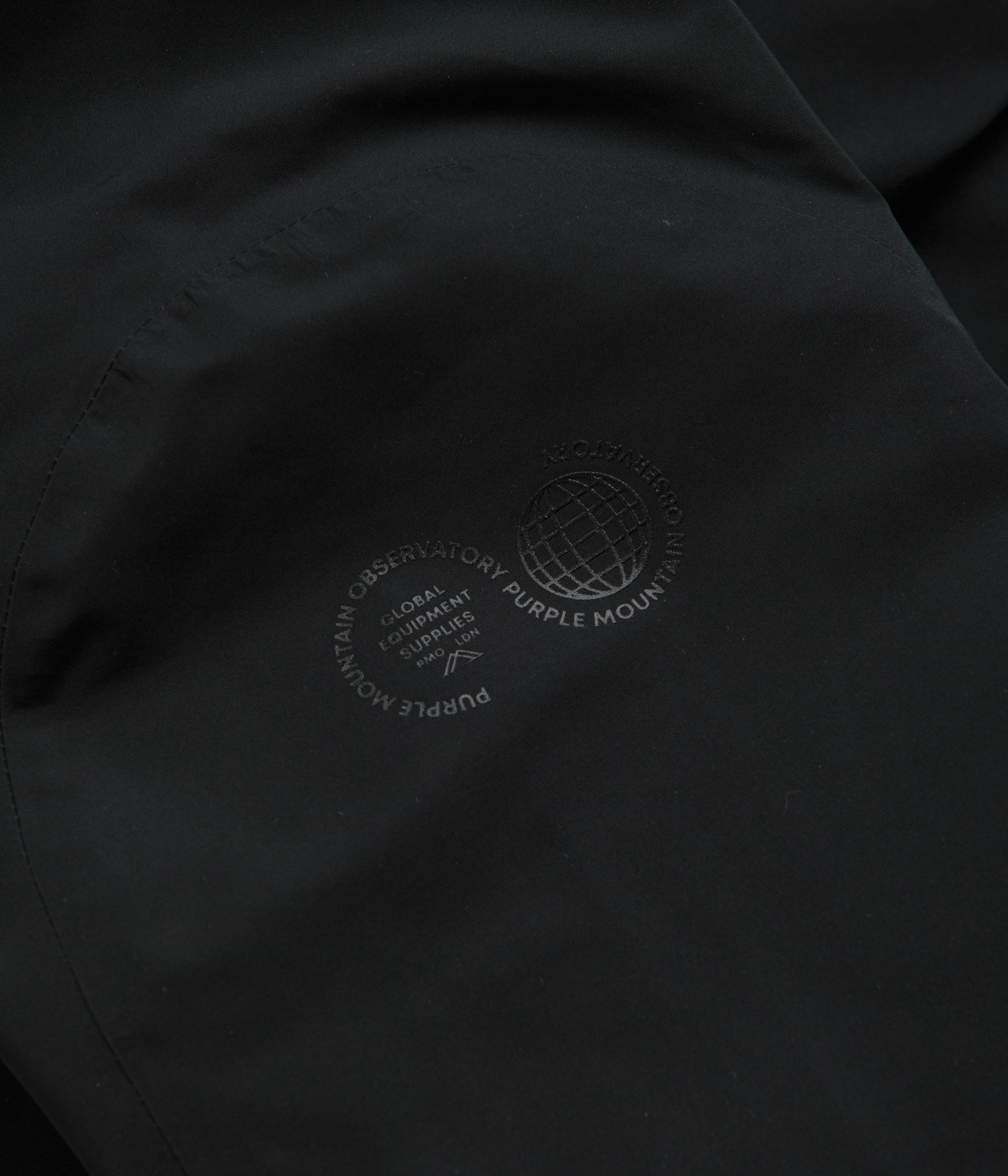 Purple Mountain Observatory Climate Overshirt Jacket - Black