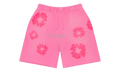 Denim Tears Mono Cotton Wreath Pink Shorts
