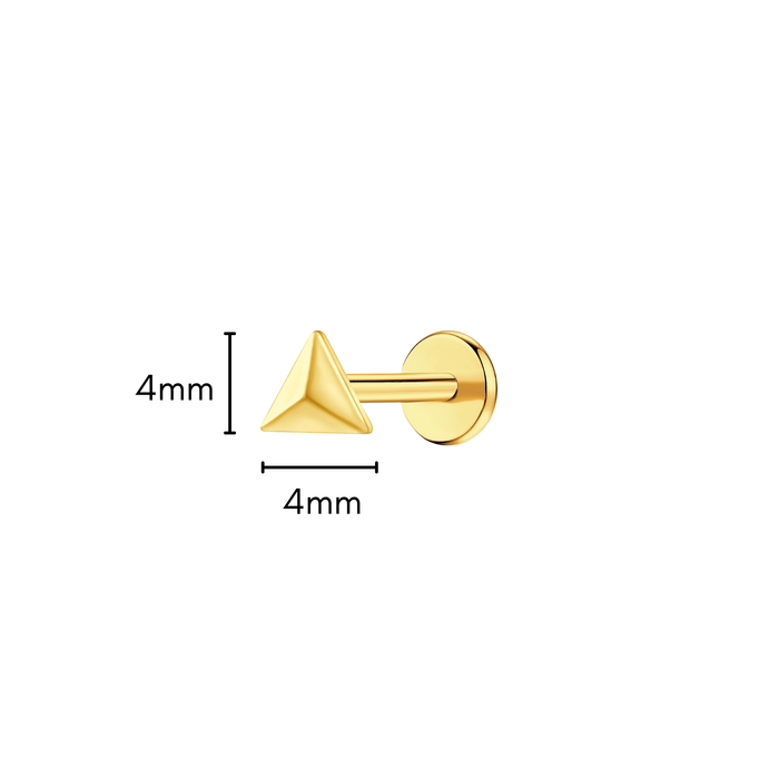 Pyramid Flat Back Stud