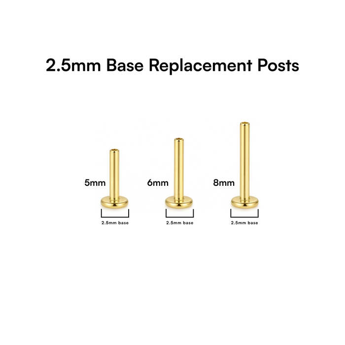 Replacement Flat Back Post (multiple sizes)