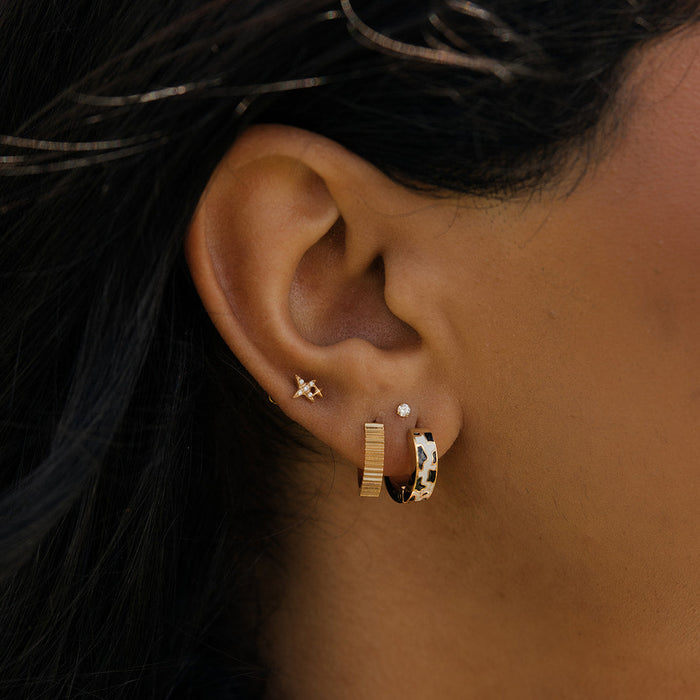 Ridgeline Hoops in Titanium