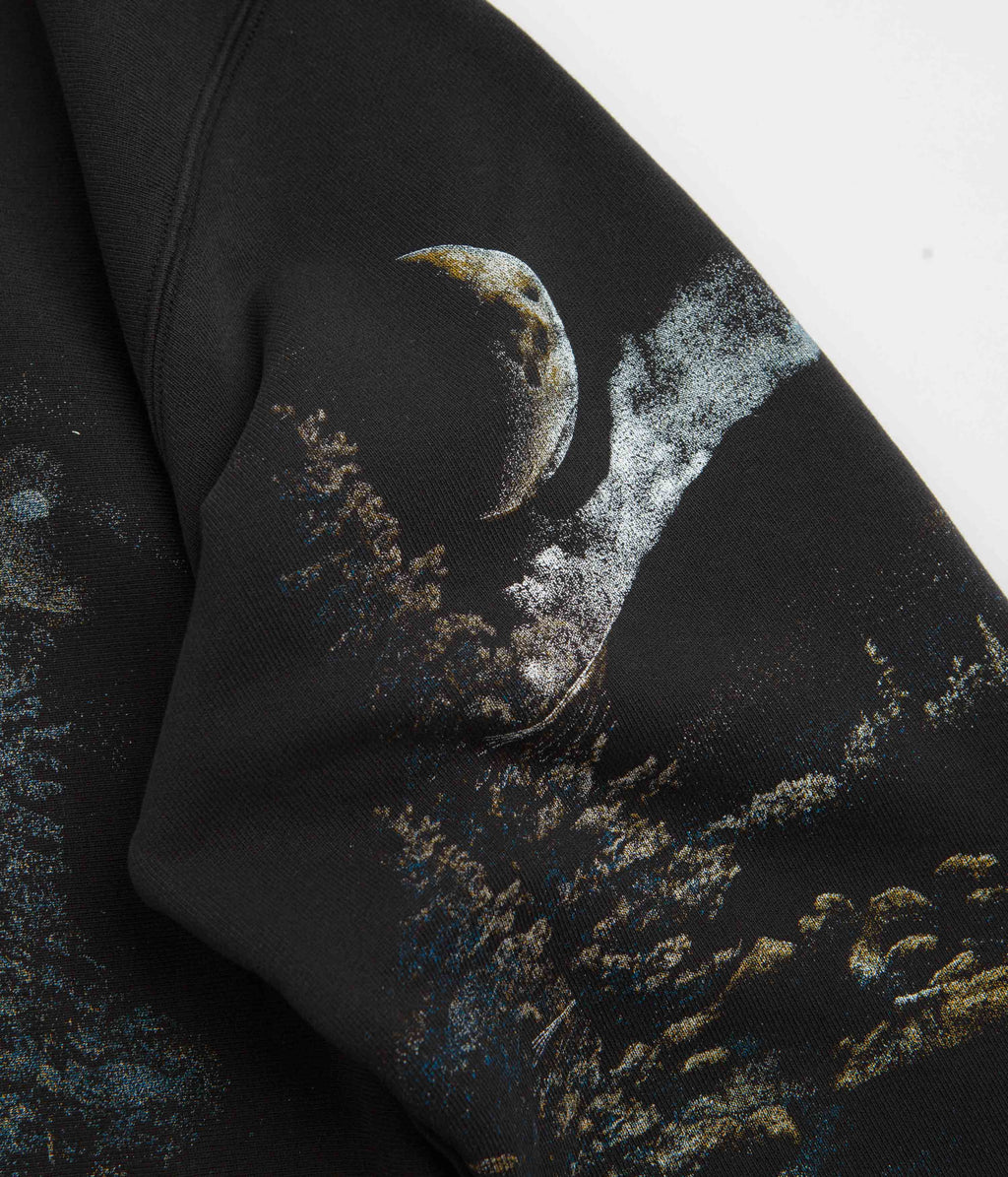 ROA Fai Half Zip Sweatshirt - Washed Black