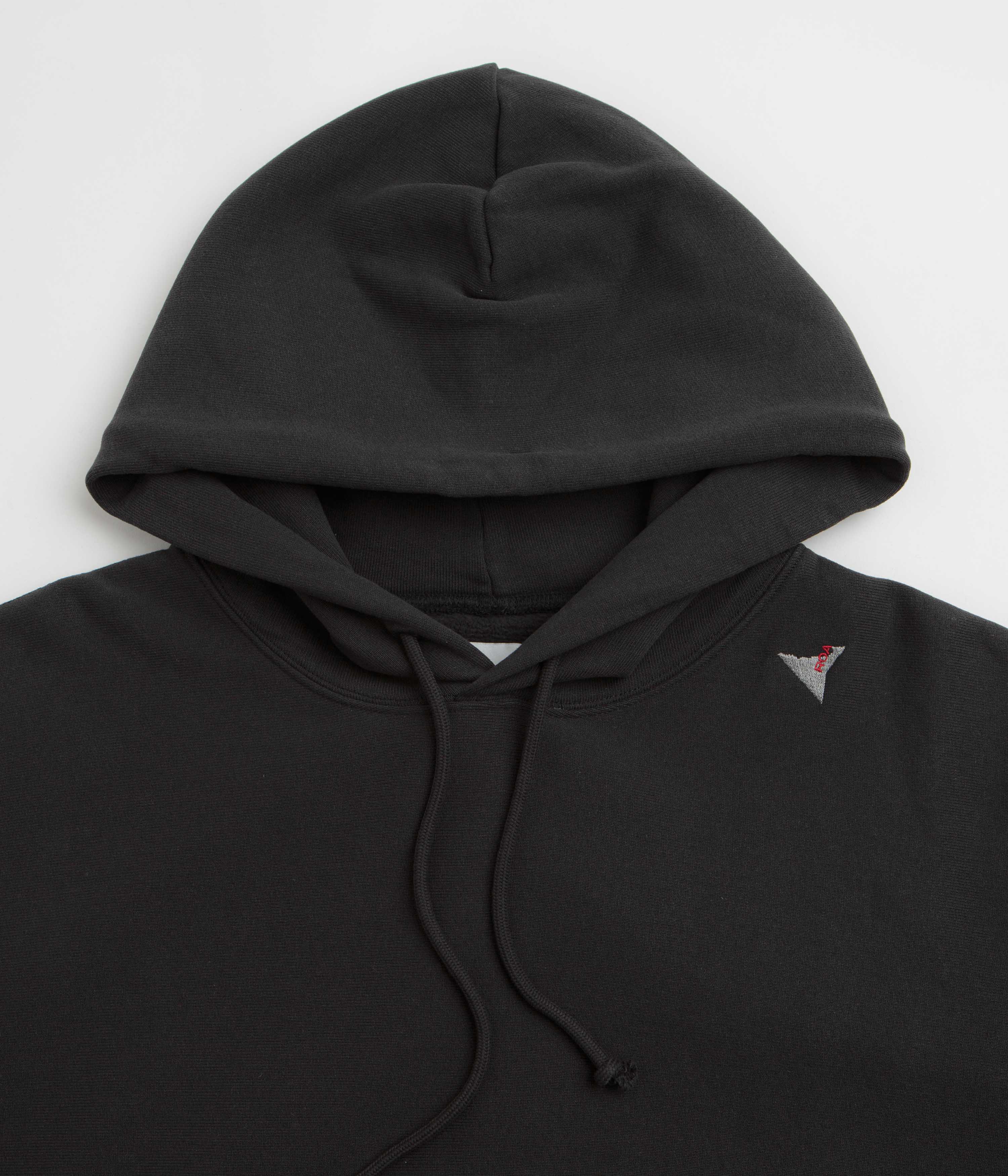 ROA Logo Hoodie - Washed Black