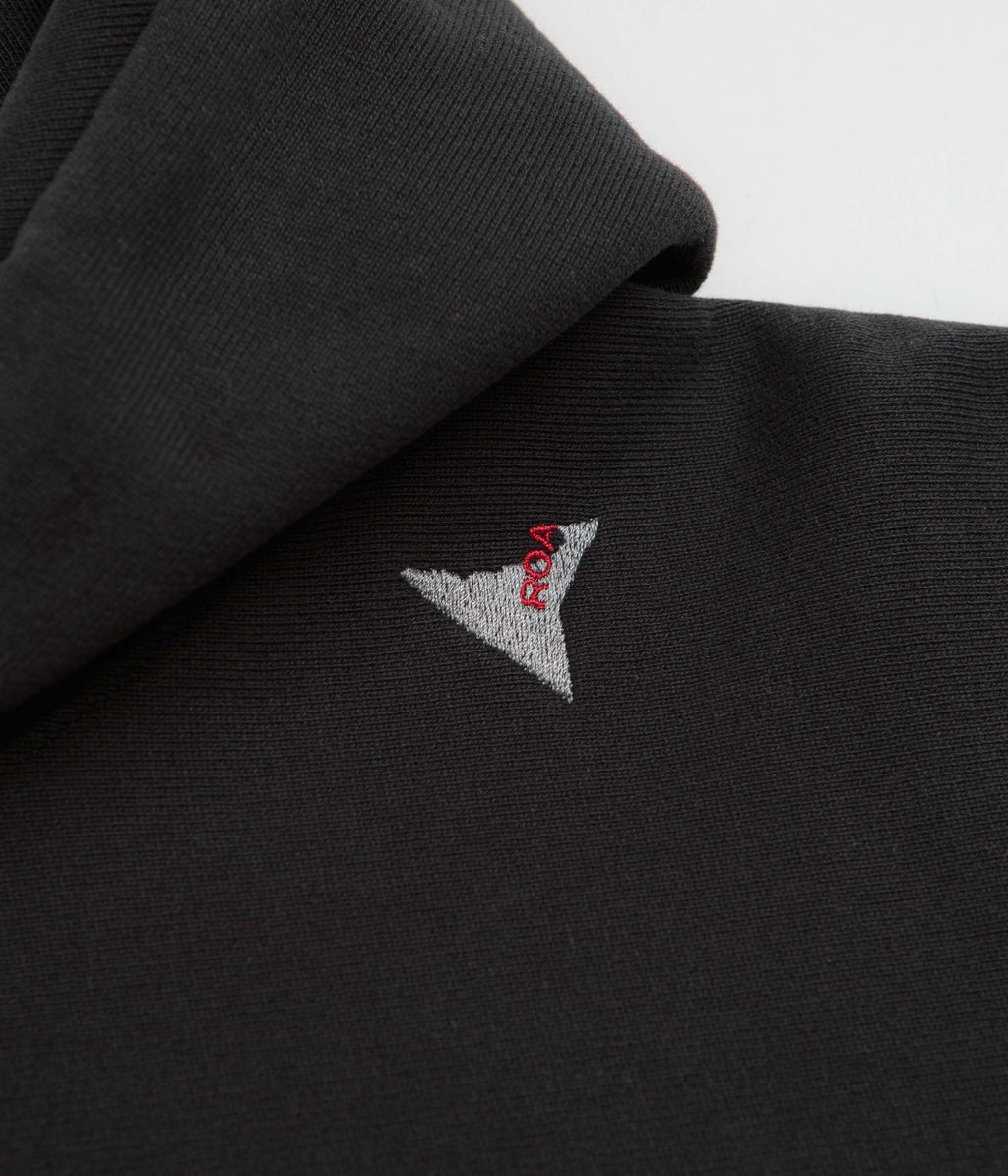 ROA Logo Hoodie - Washed Black