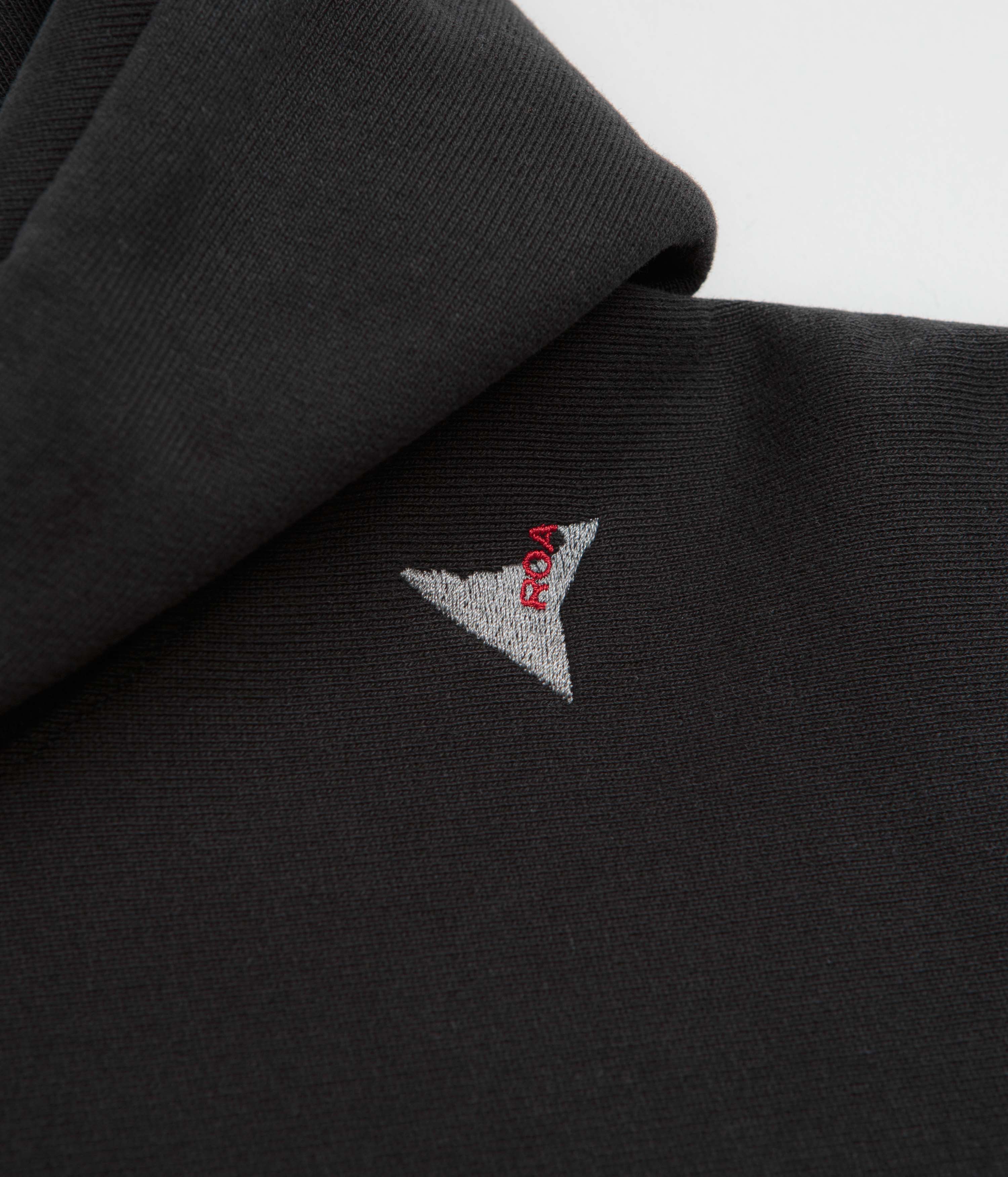 ROA Logo Hoodie - Washed Black