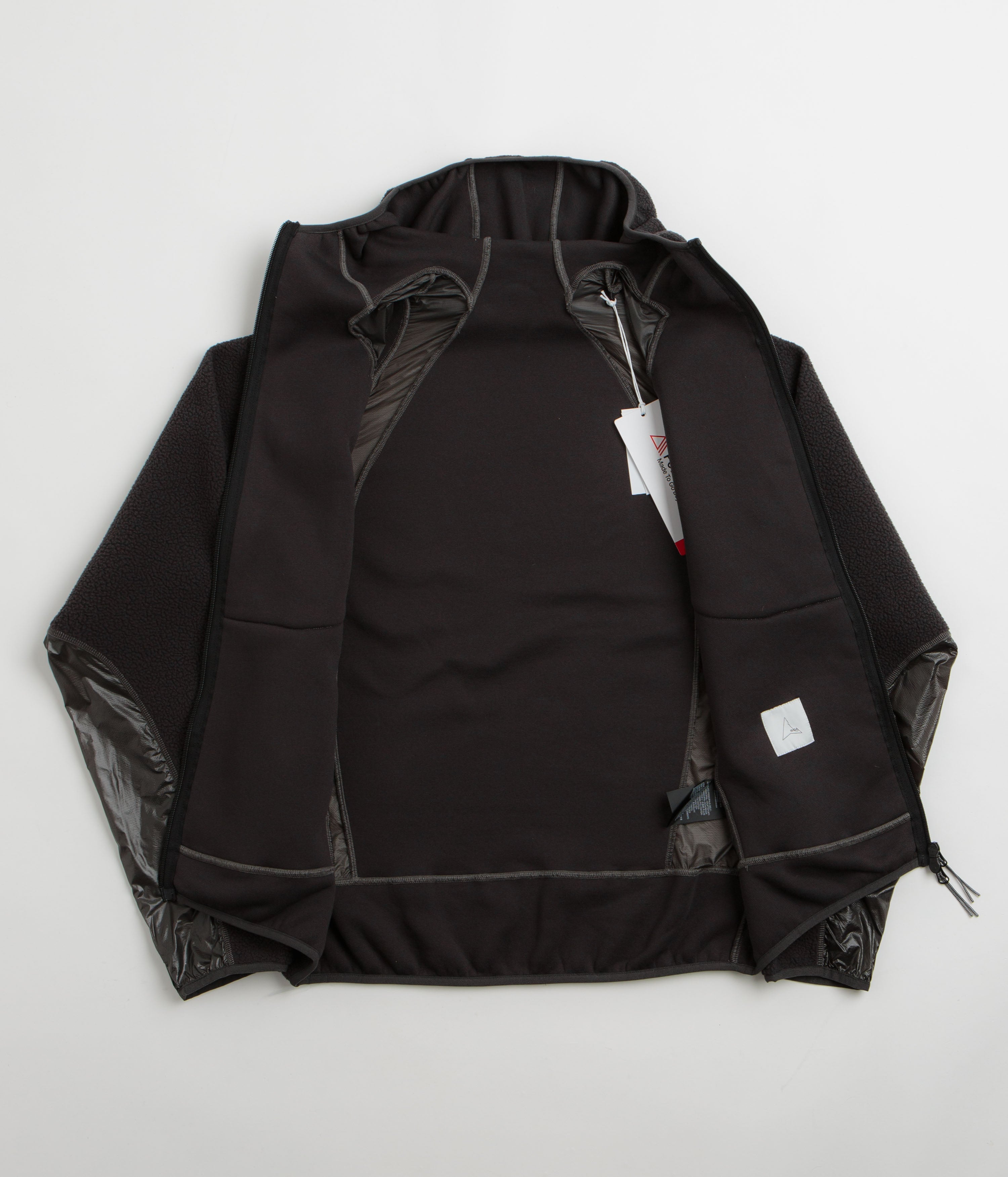 ROA Ocular Polartec Thermal Pro Zip Up Hoodie - Black