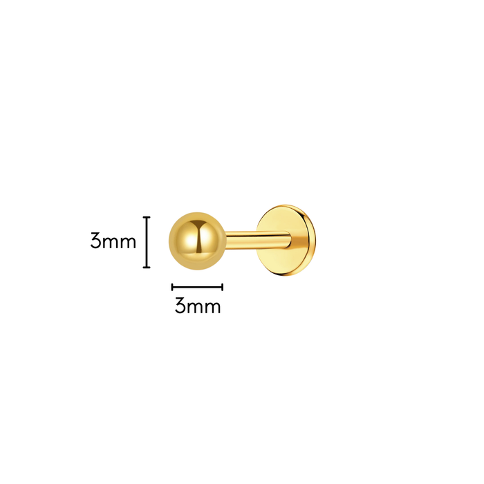 Roundabout Flat Back Stud