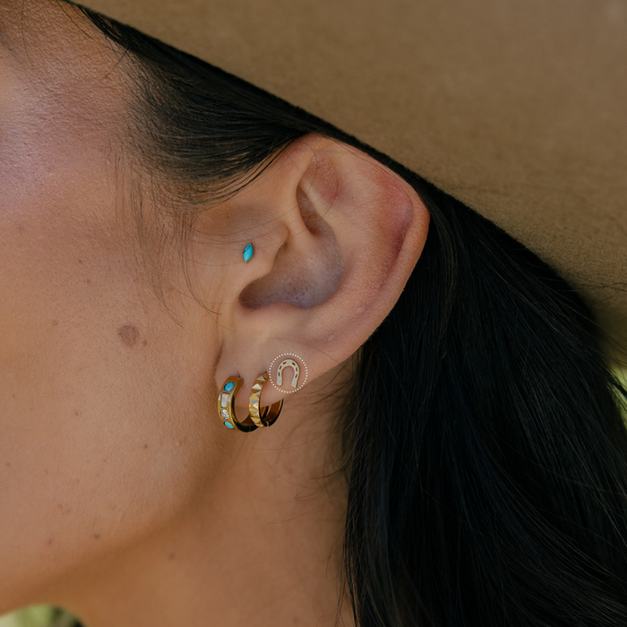 Saddle Up Flat Back Stud
