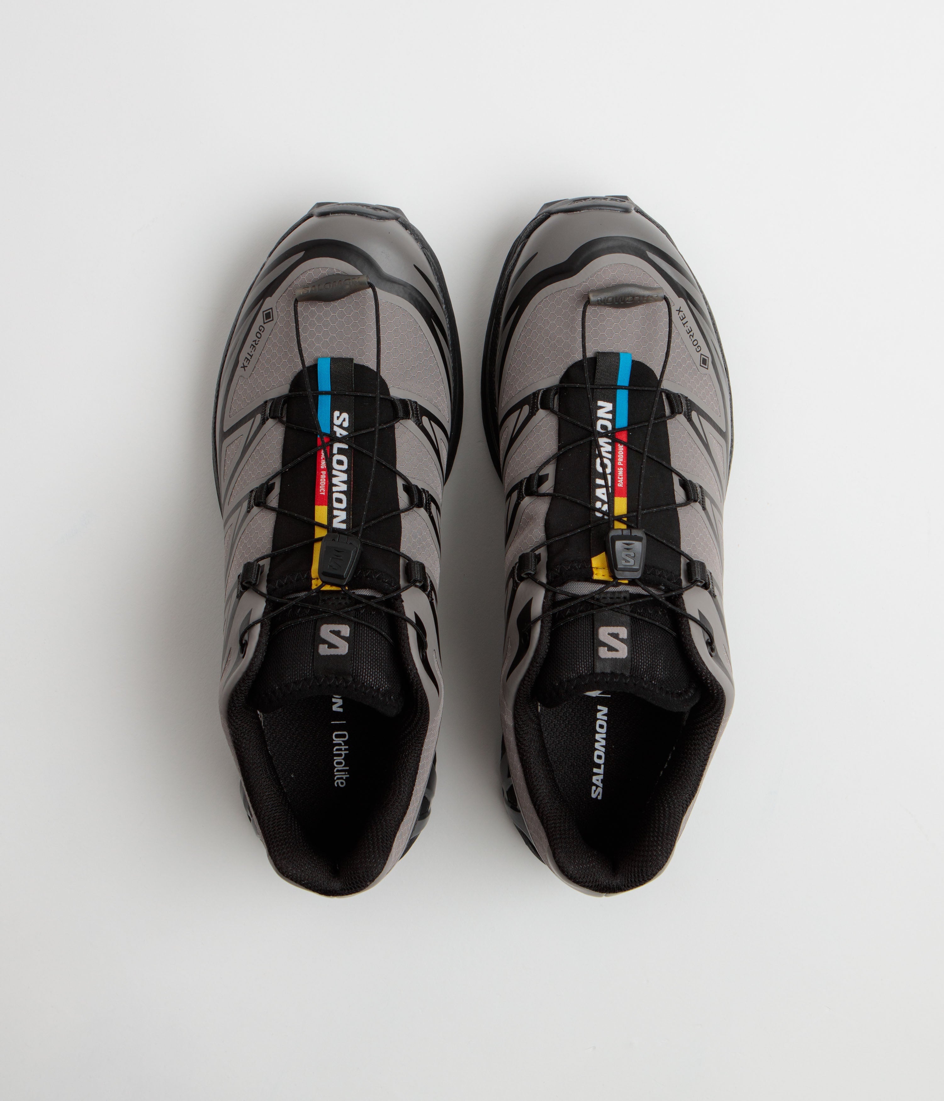 Salomon XT-6 GTX Shoes - Black / Cloudburst / Dark Gull Grey
