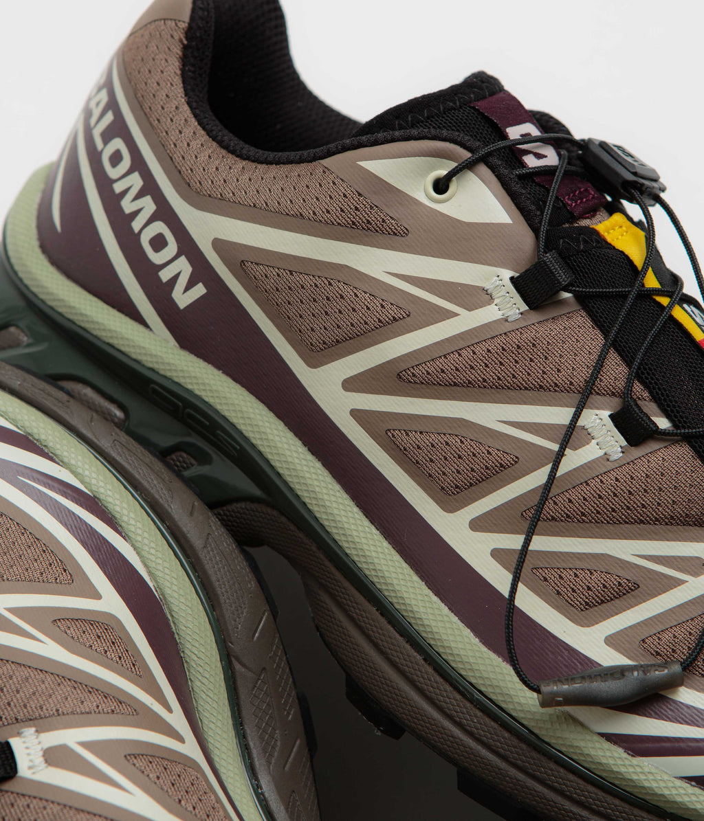 Salomon XT-6 Shoes - Walnut / Huckleberry / Urban Chic