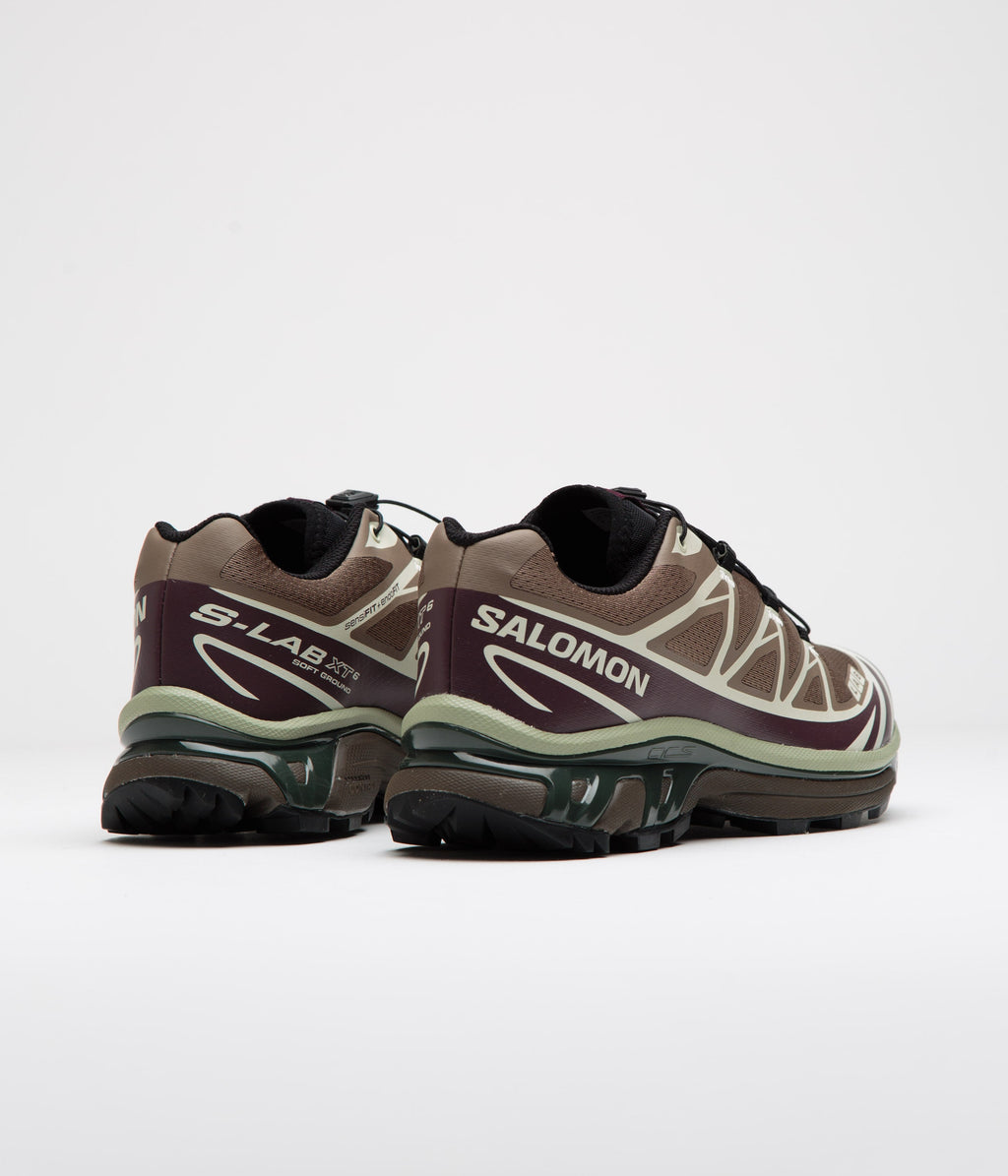 Salomon XT-6 Shoes - Walnut / Huckleberry / Urban Chic