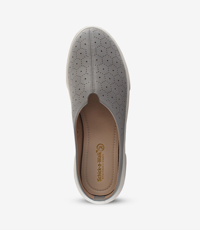 Sandra Grey – Grey Half Shoes for Women
