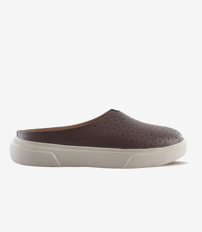 Sandra Purple – Purple Half Shoes for Women