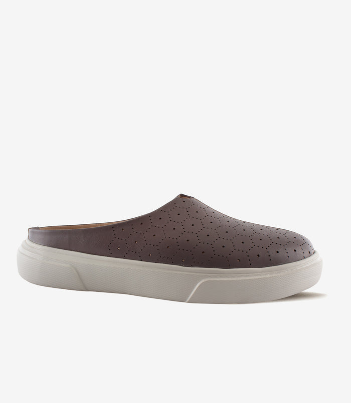 Sandra Purple – Purple Half Shoes for Women