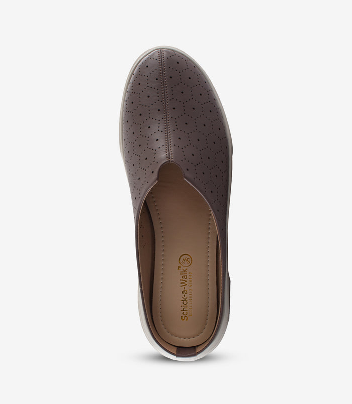 Sandra Purple – Purple Half Shoes for Women