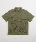 Service Works Light Twill Picnic Short Sleeve Shirt - Olive