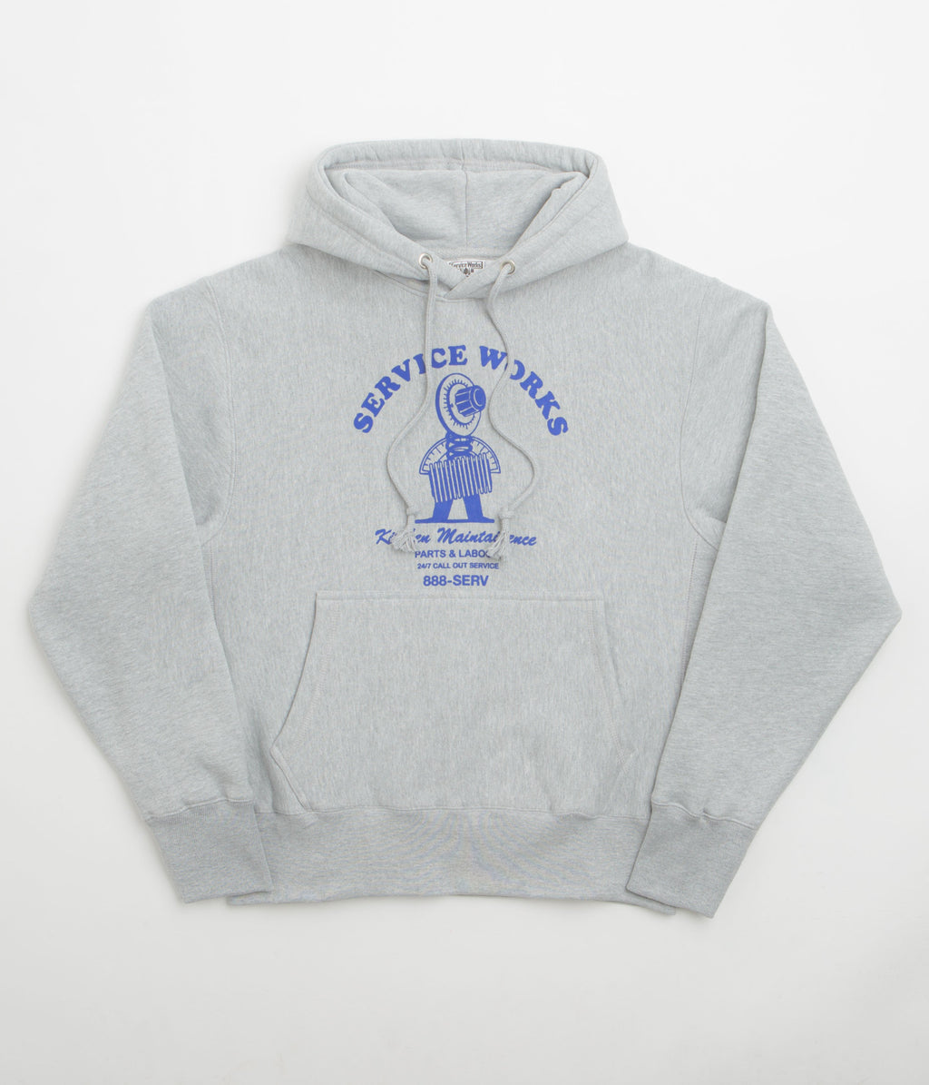 Service Works Maintenance Hoodie - Heather Grey