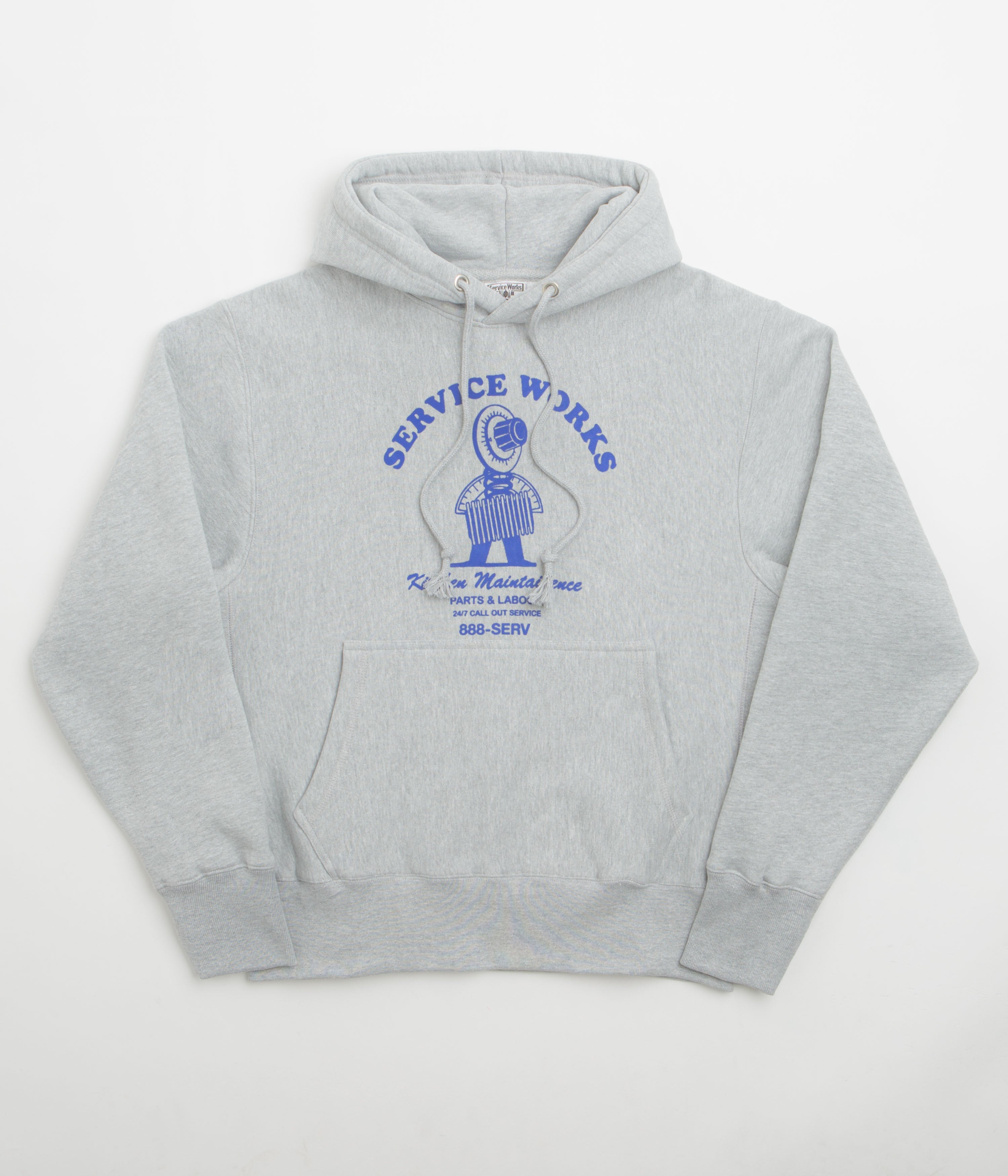 Service Works Maintenance Hoodie - Heather Grey