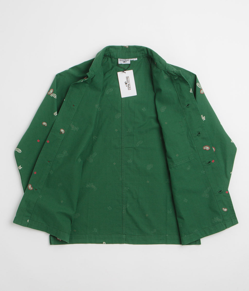 Service Works Paisley FOH Jacket - Forest
