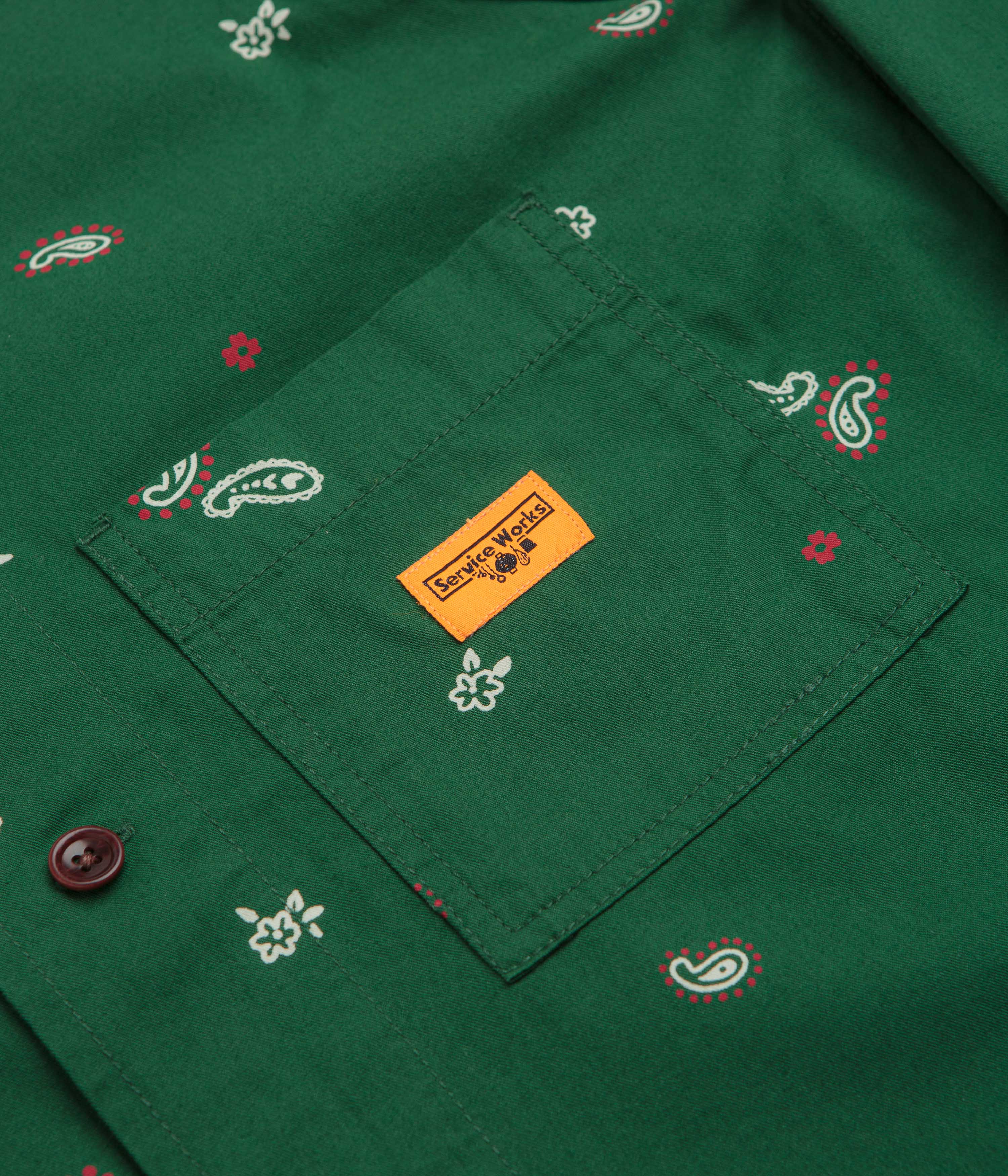 Service Works Paisley FOH Jacket - Forest