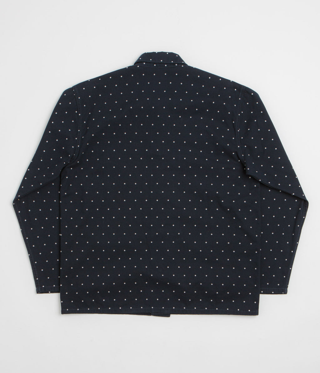 Service Works Polka Dot Chore Shirt - Navy
