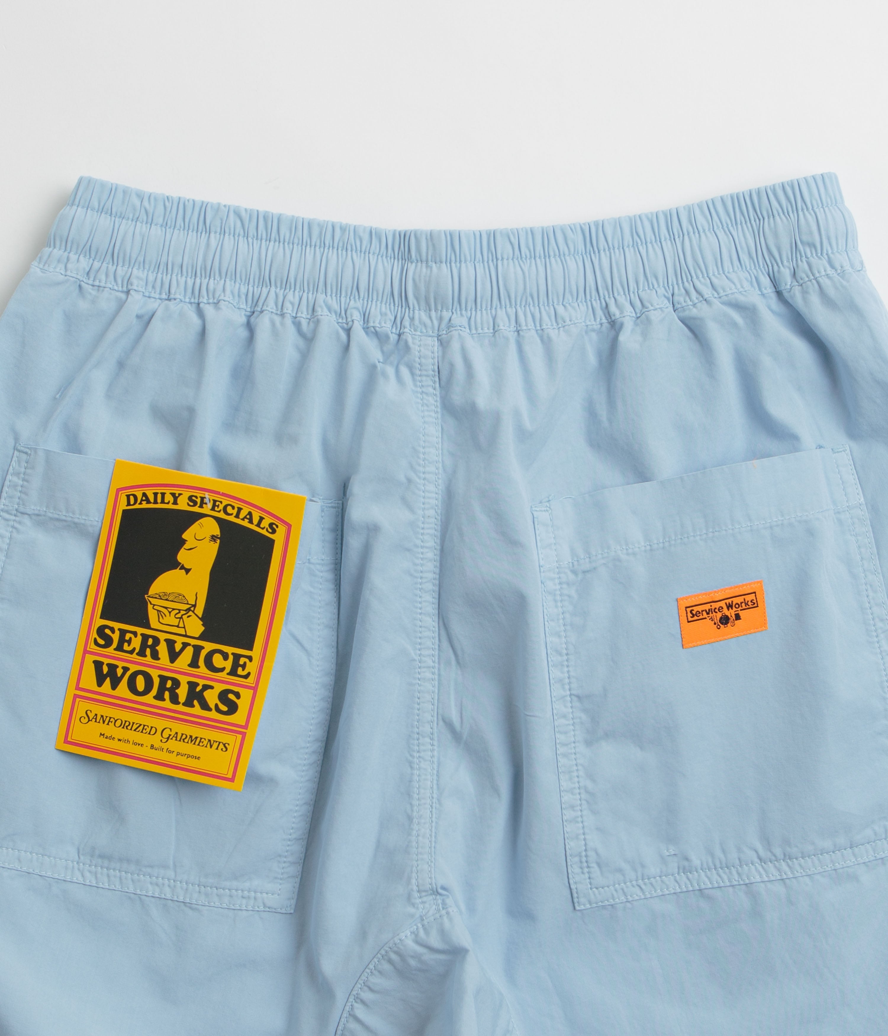 Service Works Poplin Chef Shorts - Powder