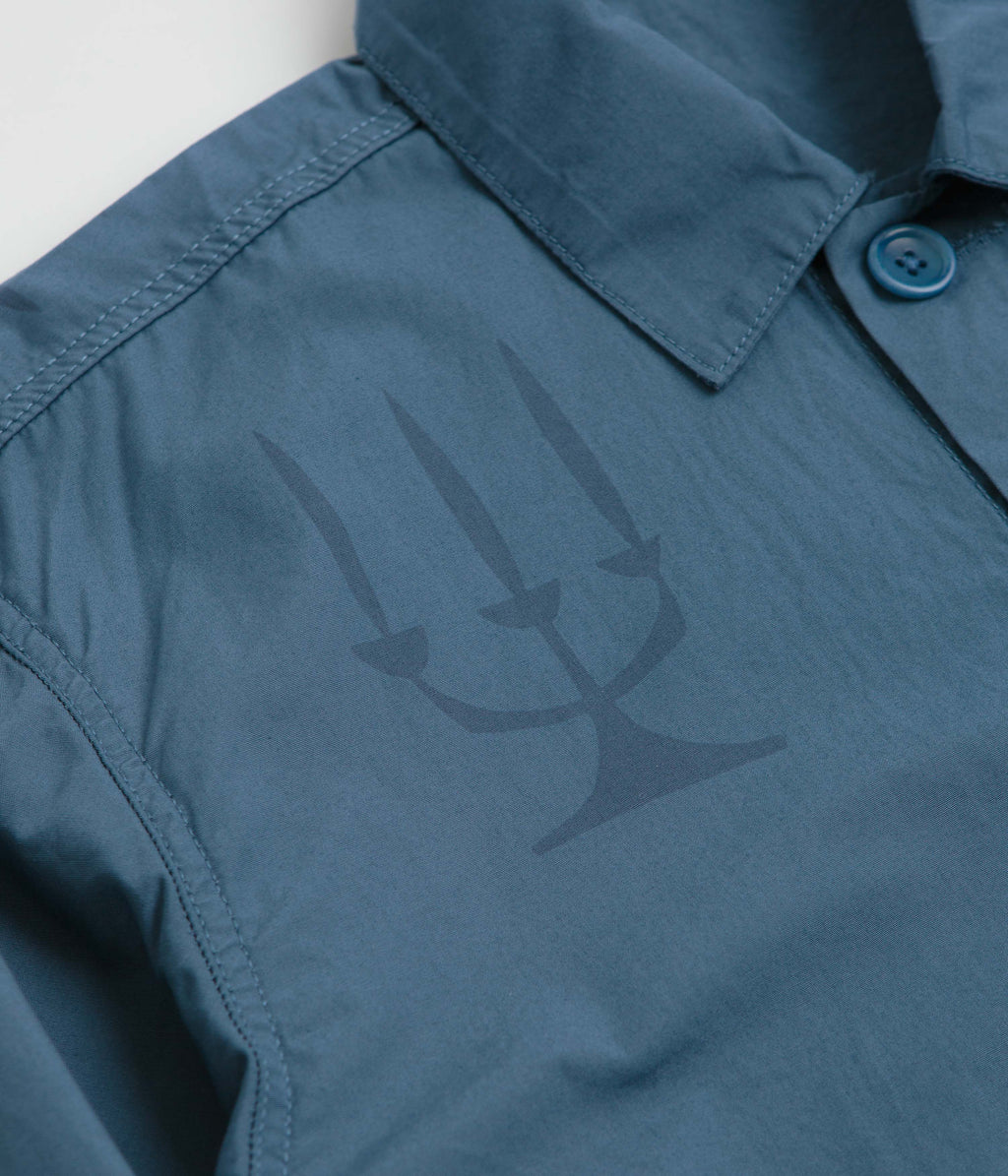 Service Works Poplin Printed Chore Shirt - Slate