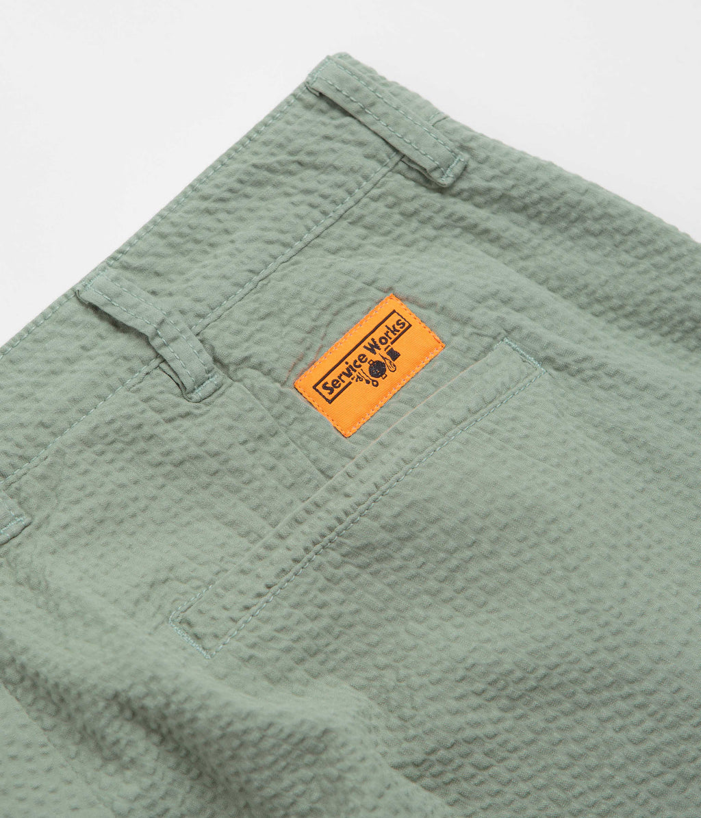 Service Works Seersucker Part Timer Pants - Sage