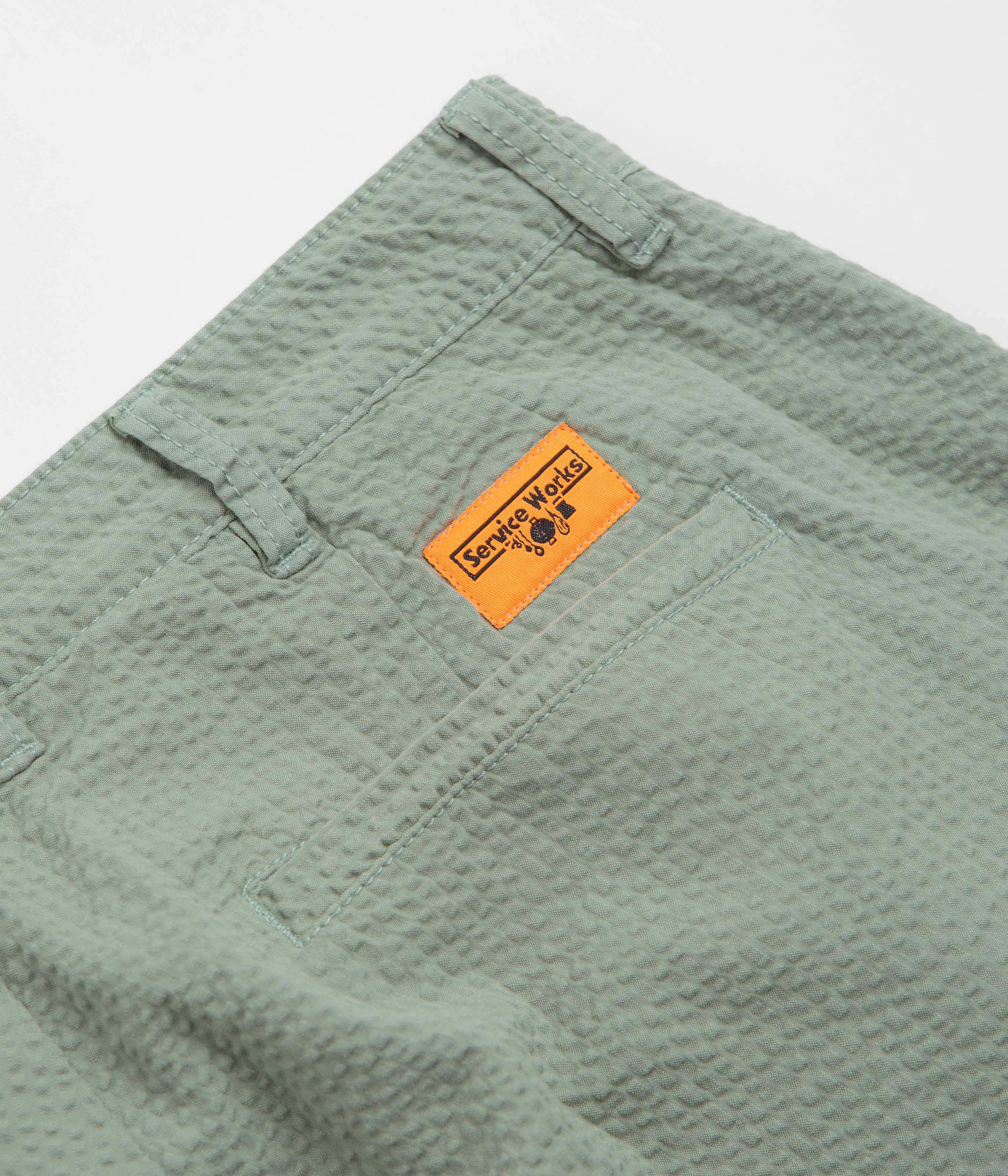 Service Works Seersucker Part Timer Pants - Sage