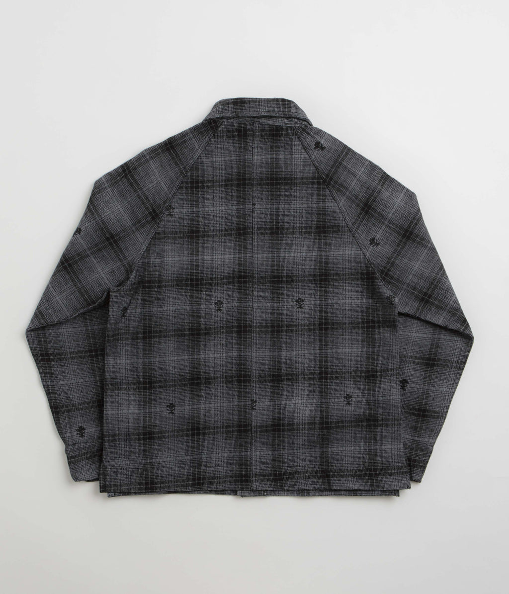 Service Works Thistle Plaid FOH Jacket - Black