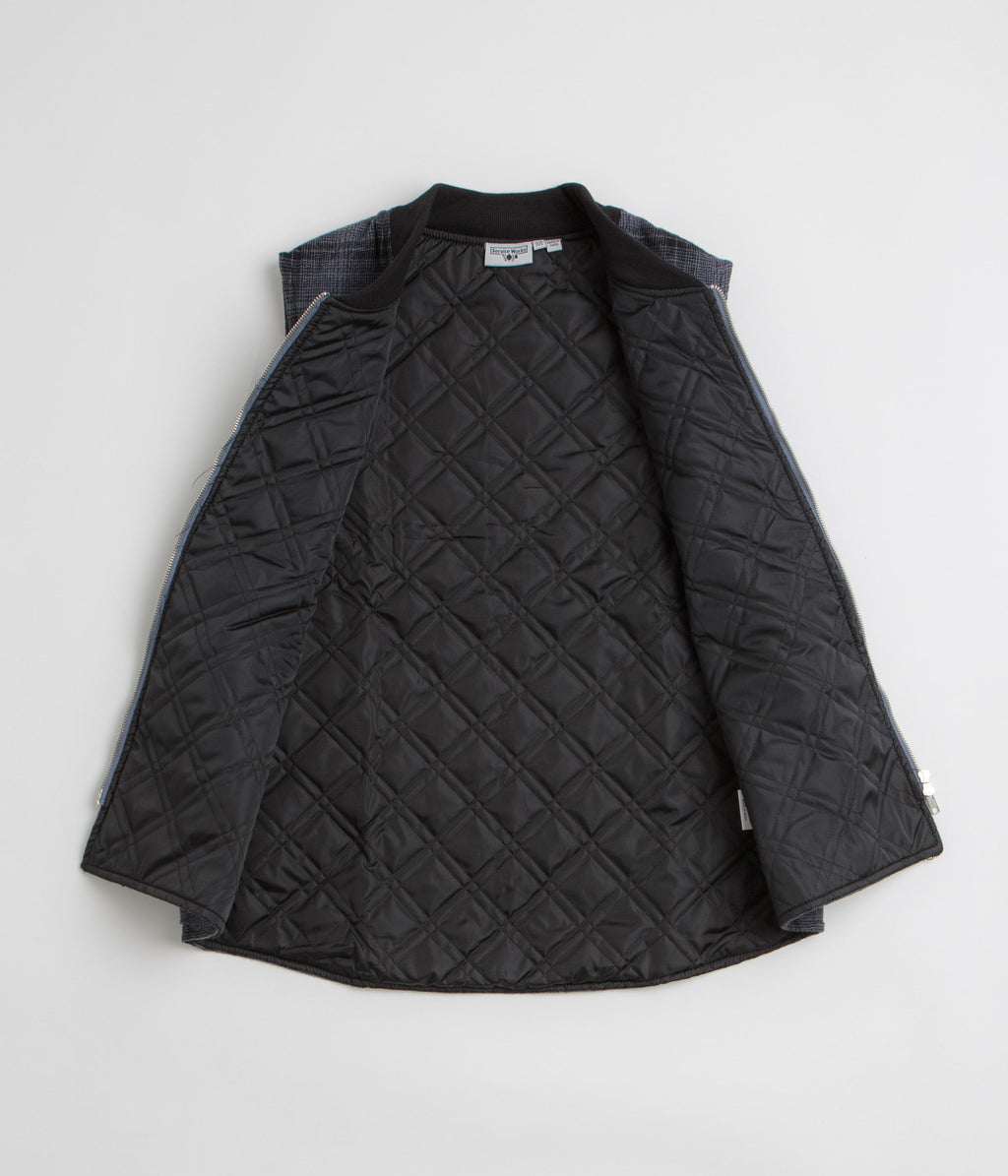 Service Works Thistle Plaid Work Vest - Black