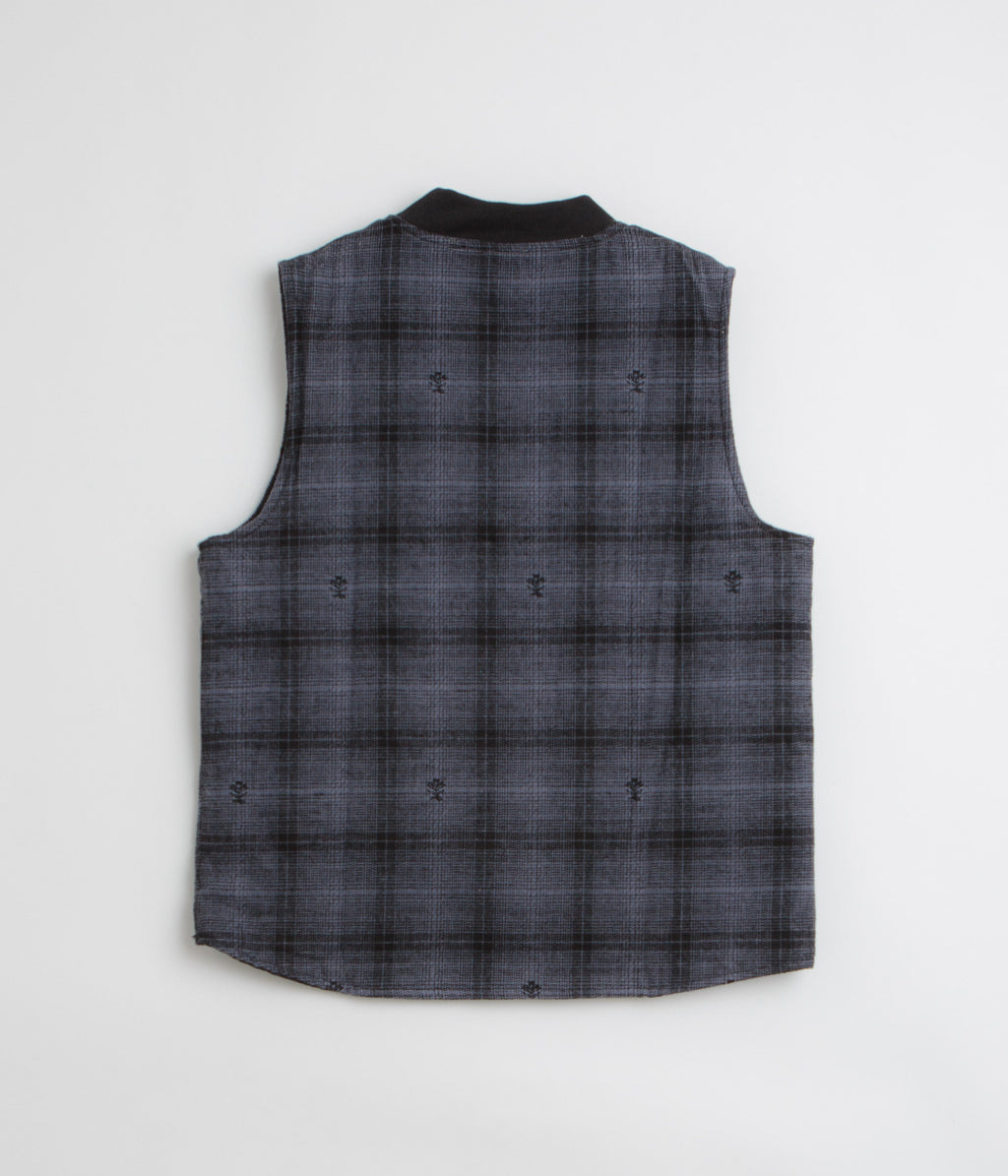 Service Works Thistle Plaid Work Vest - Black