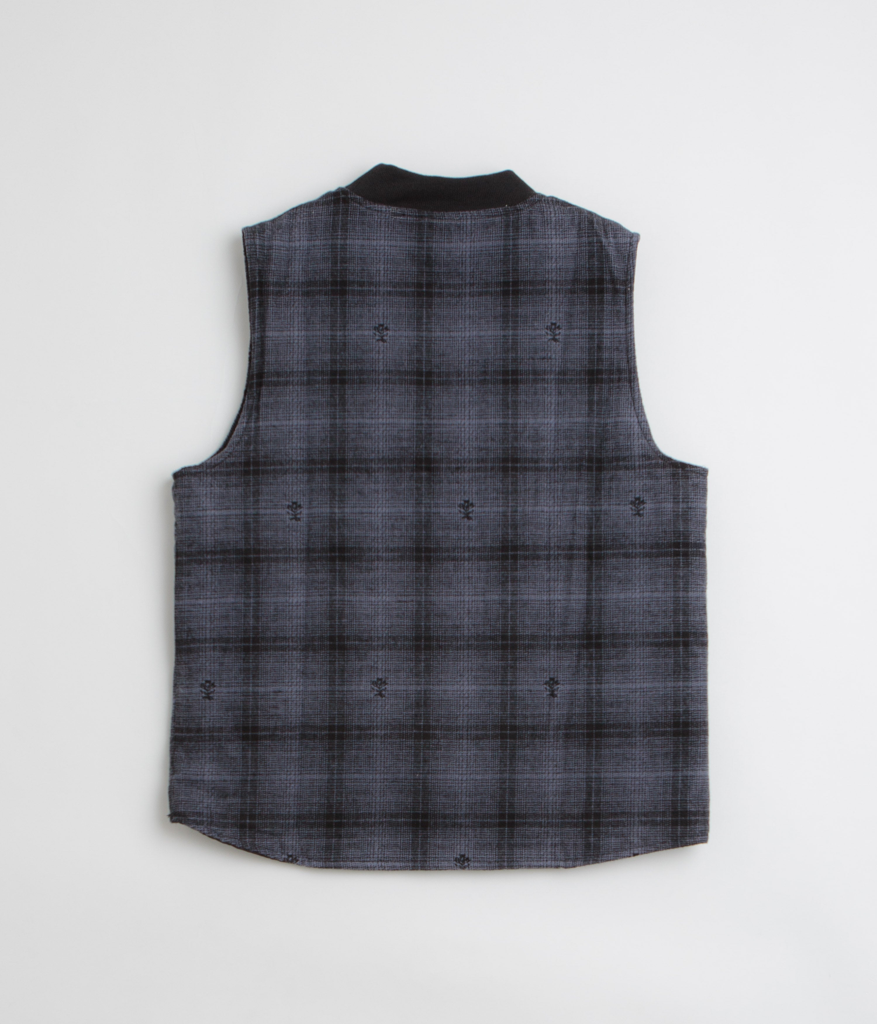 Service Works Thistle Plaid Work Vest - Black