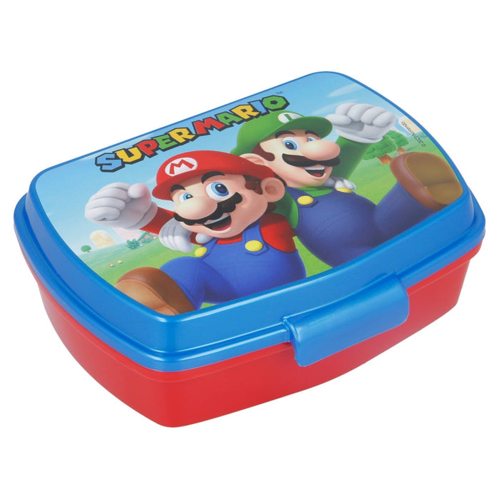 Set Trinkflasche und Brotdose ,,Super Mario"