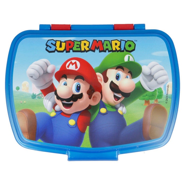 Set Trinkflasche und Brotdose ,,Super Mario"