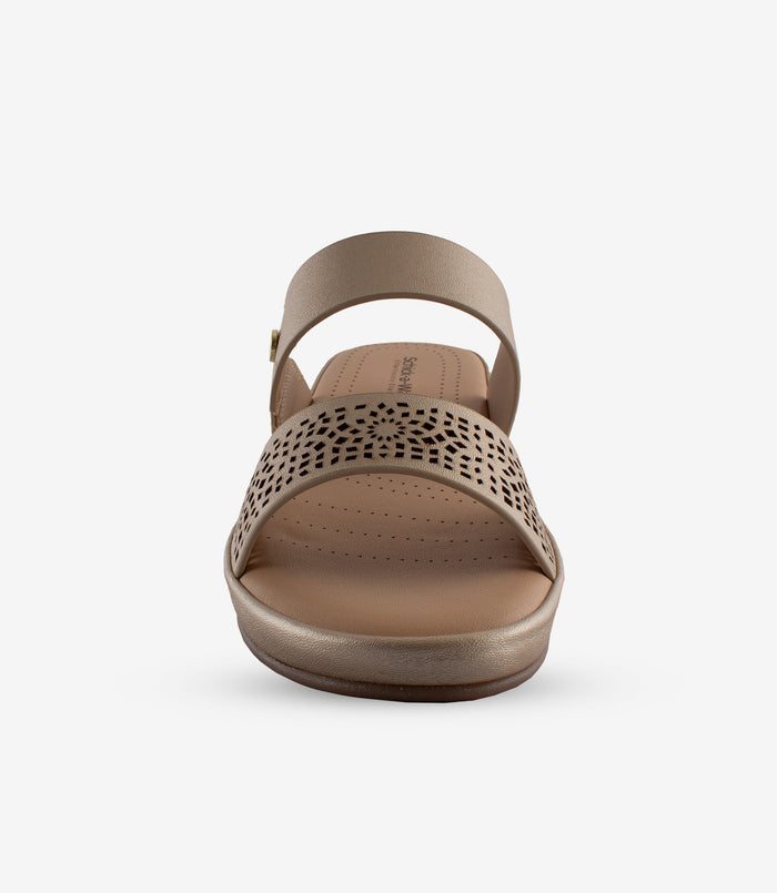 Shimmy Gold Mule – Heels for Women
